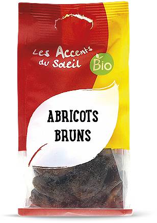 Abricots bruns moelleux bio 250 gr - Les Accents du Soleil