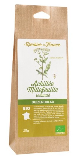 Achillée Millefeuille Fleur en vrac- sachet de 200gr pour tisane