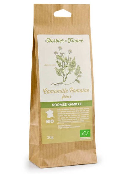 Camomille romaine fleurs bio 20 gr - L'Herbier de France