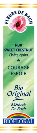 Fleur de bach Châtaignier (Sweet Chestnut) - Biofloral - Magasin bio en ligne