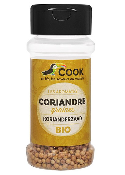 Coriandre Graines Cook - Boutique bio en ligne : épices du monde
