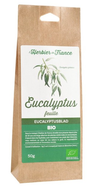 Feuilles d'eucalyptus - Tisanes bio - Magasin et herboristerie en ligne