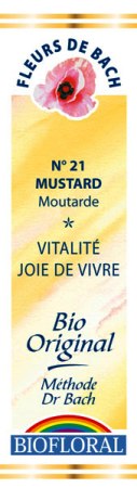 Fleurs de bach moutarde (Mustard 21) bio en ligne