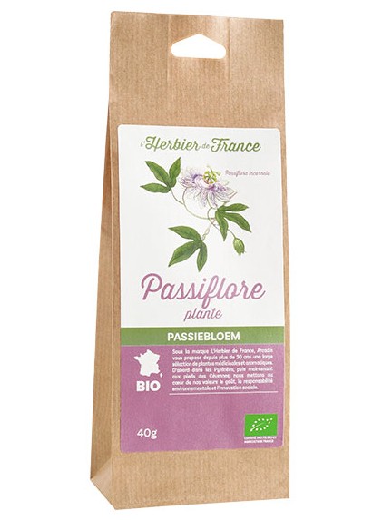 Passiflore plante bio 40 gr - Herbier de France