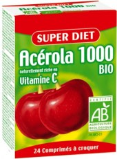 Acérola 1000 Vitamine C bio Super Diet - Complément alimentaire bio en ligne