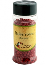 Baies roses entières bio 20 gr - Cook épices Baies Roses entières cook - Boutique bio en ligne : aromates du monde