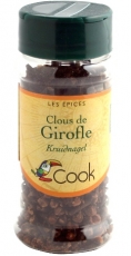 Clous de girofle entiers bio 30 gr - Cook épices Clous de Girofle Cook - Boutique Bio en Ligne : épices et aromates du monde