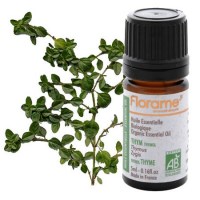 Thym fort à thymol 5 ml - Huile essentielle bio Florame Huile essentielle de thym fort à thymol - Florame - Magasin bio en ligne
