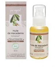 Huile végétale de macadamia - Magasin bio en ligne