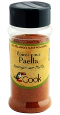 Mélange épices : Paella bio 35 gr - Cook épices Mélange épices Paella Cook - Boutique Bio en ligne : aromates du monde
