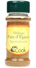 Mélange épices : Pain d'épices bio 32 gr - Cook épices Mélange épices Pain d'épices Cook - Boutique Bio en ligne : aromates du monde