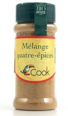 Mélange quatre épices Cook - Boutique Bio en ligne : aromates du monde