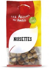 Noisettes décortiquées bio - Les Accents du Soleil