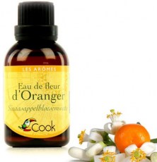Eau fleur d'oranger 50 gr - Arôme alimentaire et naturel bio Cook Eau fleur d'oranger - Arômes alimentaires - Magasin bio en ligne