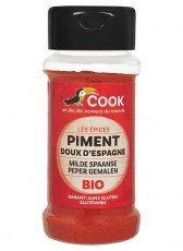 Piment doux d'Espagne moulu Cook - Boutique bio en ligne : aromates du monde