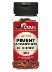 Piment langue d'oiseau Cook - Boutique bio en ligne : aromates du monde