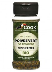 Poivre vert en saumure Cook - Boutique Bio en ligne : aromates du monde