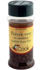 Mélange épices : Poivre vert en saumure bio 55 gr - Cook épices Poivre vert en saumure Cook - Boutique Bio en ligne : aromates du monde