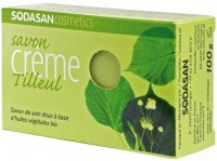 Savon cream bio au tilleul - pain de 100 gr - Sodasan - Boutique bio