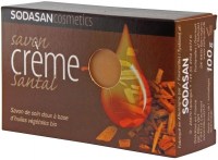 Savon cream bio traditionnel au bois de santal - pain de 100 gr - Sodasan