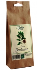 Badiane (anis étoilé) fruit bio 50 gr - L'Herbier de France Tisane de badiane - Boutique et herboristerie bio en ligne