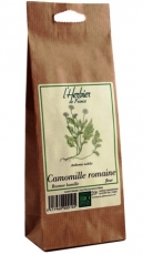 Camomille romaine fleurs bio 20 gr - L'Herbier de France Tisane de la camomille romaine - Boutique et herboristerie en ligne bio