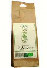 Valériane racines bio en vrac 50 gr (sédatif nerveux) - Herbier de France Valériane racines bio - Herboristerie bio en ligne