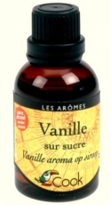 Vanille bourbon sucre sans alcool 45 gr - Arôme alimentaire bio Cook Vanille bourbon sans alcool - Arômes alimentaires - Magasin bio en ligne