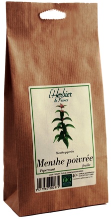 tisane menthe poivree feuilles boutique bio