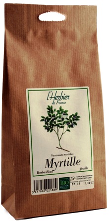 tisane myrtille feuilles bio