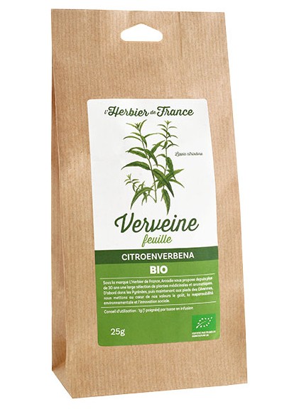 Tisane Verveine (Verveine Citronnelle) en Sachet d'Infusions 25